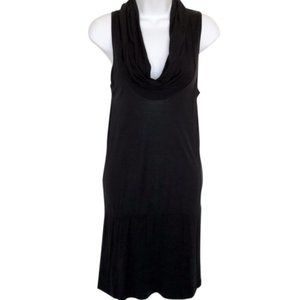 Vince, Cowl Neck Drop Waist Jersey Knit Dress
